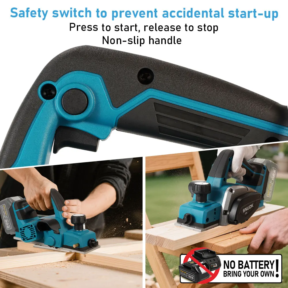 Brushless 9mm Cordless Planer 5