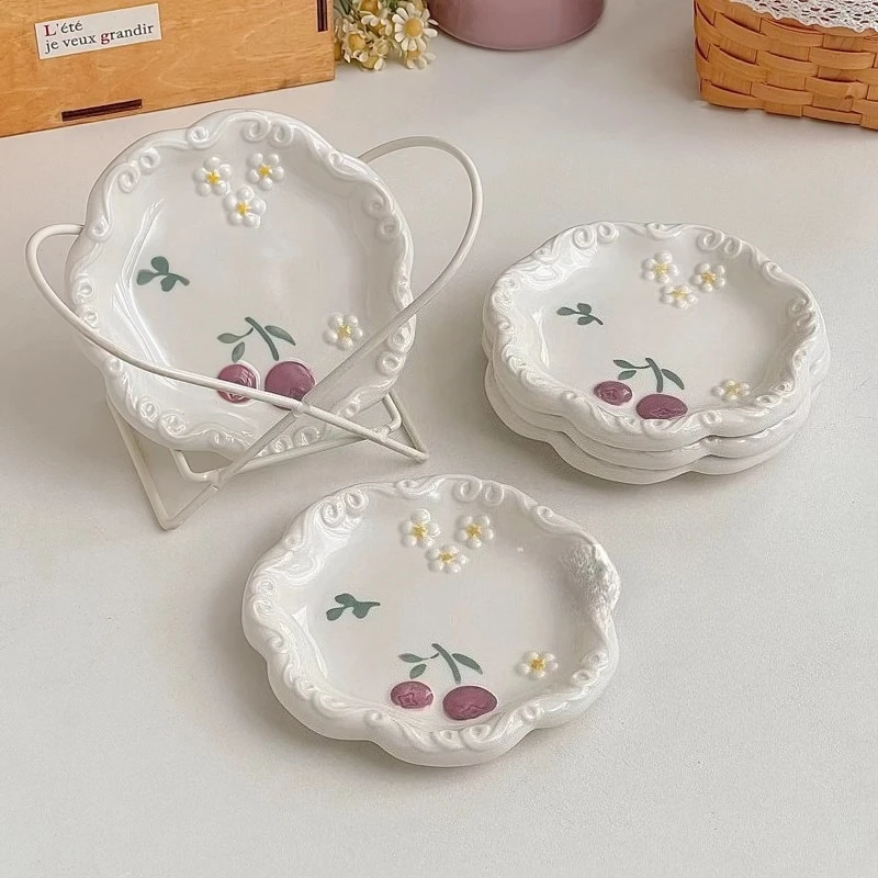Ceramic Plate Household Cake Breakfast Dessert Plate