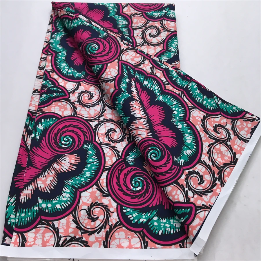 Tissu Africain Wax Ankara 100% Coton - Motifs Vibrants - Pour Couture Et Art
