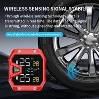 Motorcycle TPMS IP65 Waterproof Tire Pressure Monitor Sensor (Orange Internal) - Image 5