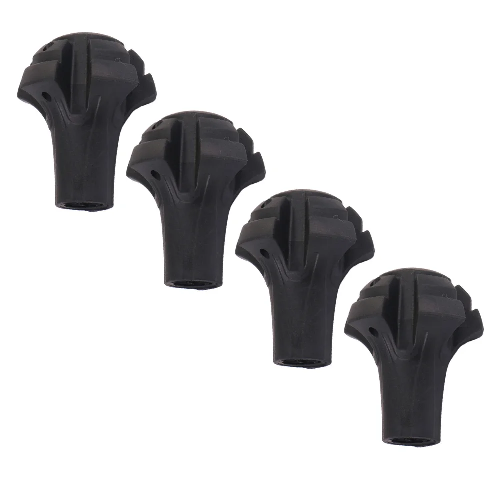 

4Pcs Rubber Tips for Trekking Poles Shockproof Non- Hiking Walking Sticks Caps Ends Replacement Pole Tip Protectors Sleeves for