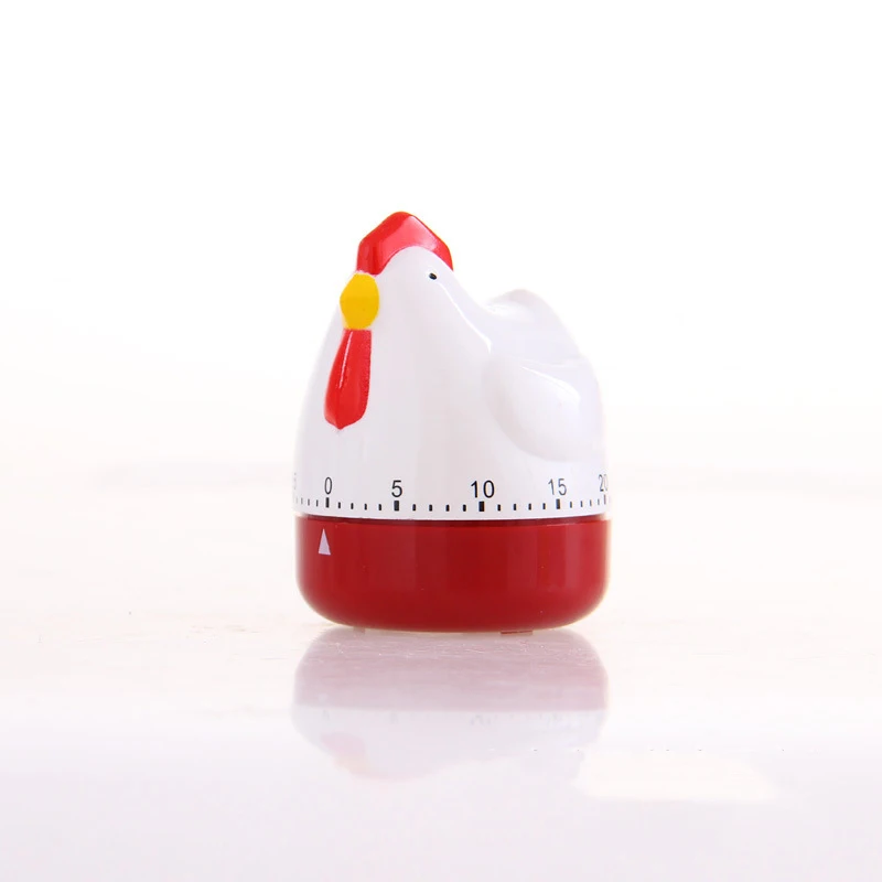 Cute Chicken Shape Kitchen Cooking Timer Plastic Animal Timing Reminder