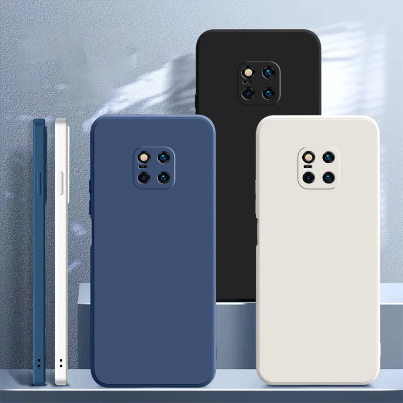 Matte Silicone Square Phone Case Cover