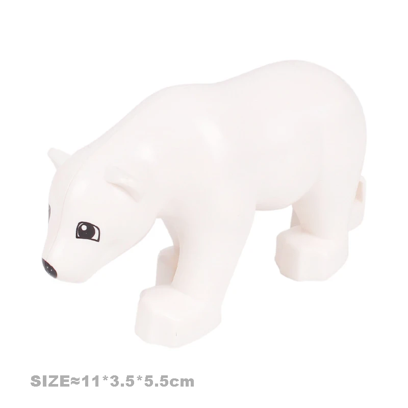 Large Farm Animal Building Block Set - Educational Assembly Toys