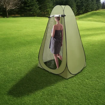 Foldable Outdoor Camping Tent Portable Shower Tent Privacy Changing Room for Seaside Beach Travel Removable Portable Toilet Tent 1
