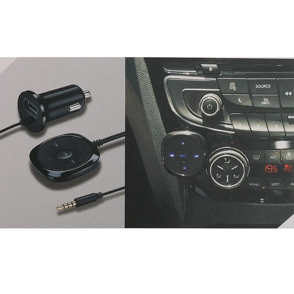 BC20 Bluetooth Handsfree Car Kit Supports 3.5mm AUX 5V/2.1A Device Charging  - AliExpress