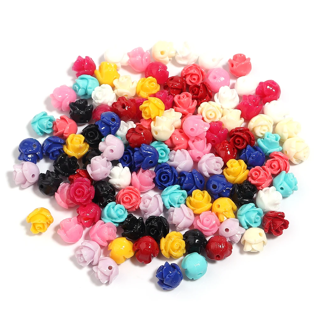 Perline Di Corallo Artificiale A Forma Di Fiore Da 8 Mm, 10 Mm - Foto 11