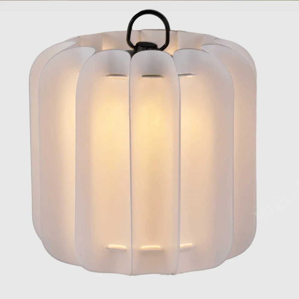 For GZ Pumpkin Shape Lampshade Ultralight Camping Light Lampshade Waterproof Pleated Lantern Shade Camping Light Accessories