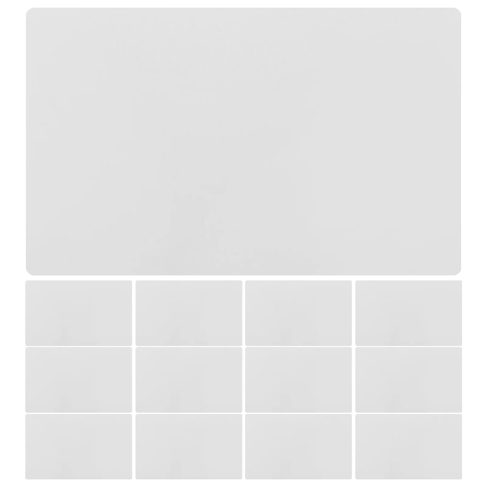 Aluminum Business Cards for Engraving Fiber Optic Machine Silver Sublimation Blanks