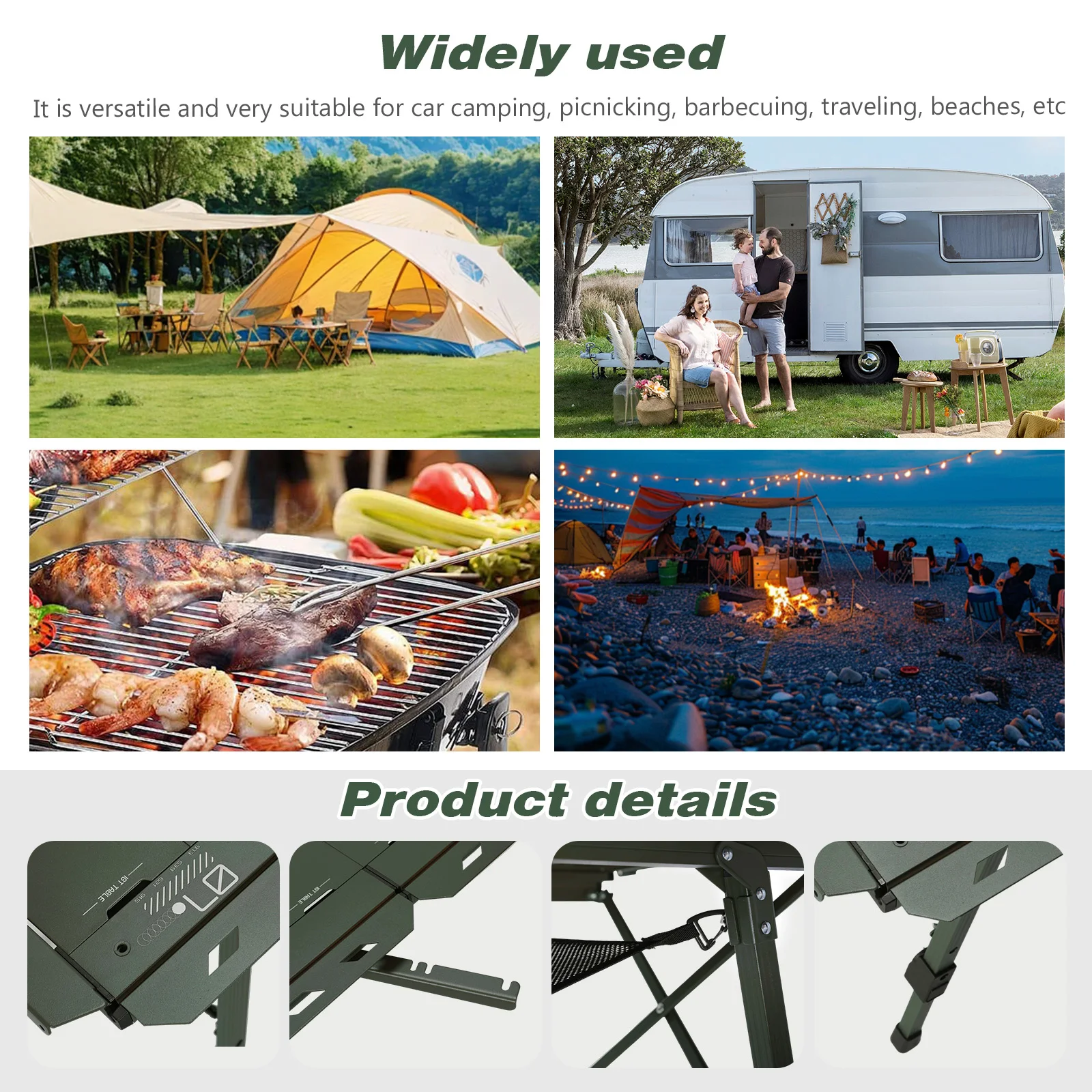 Multi Uses - Camping, Picnics, Beaches and other adventures