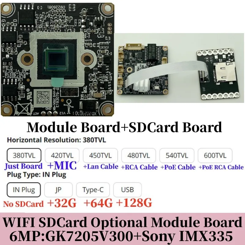 6MP add SD Board