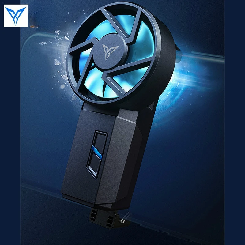 Newest Mobile Phone Cooler Fan Pro Heat Sink Cooling Fan RGB Backlight