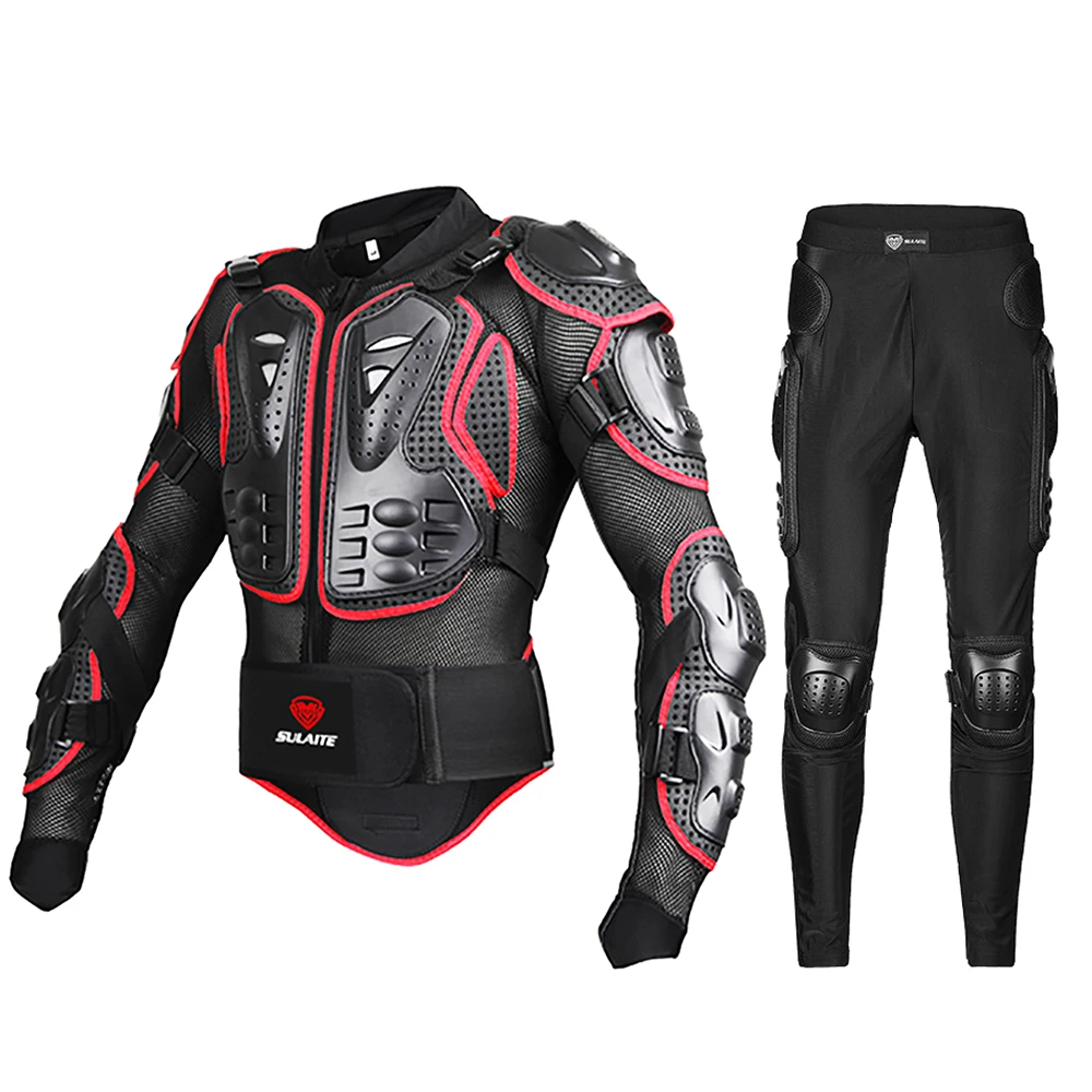 Genuine Motorcycle Jacket Racing Armor Protector ATV Motocross Body Protection Jacket Clothing Protective Gear Mask