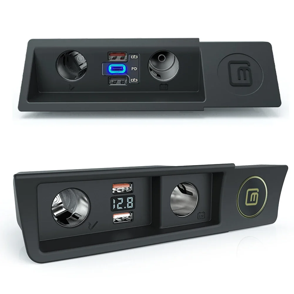 폭스바겐 파사트 B6, B7, B8, ARTEON, CC, R36 차량용 충전기, 빠른 충전 담배 라이터 스플리터, QC4.0, QC3.0, PD 타입 C 2 개