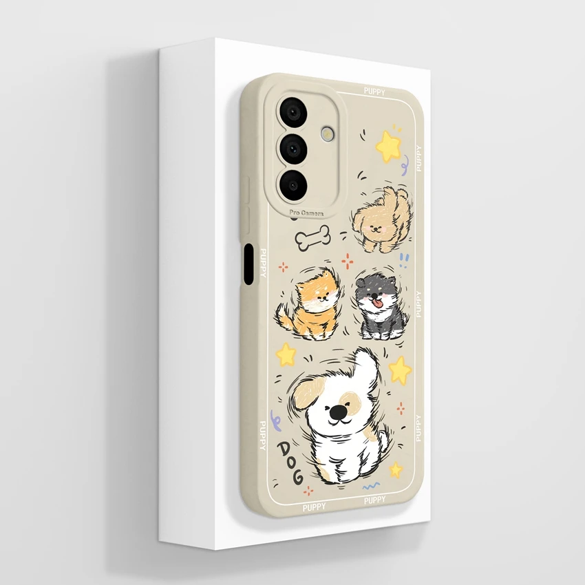 Beautiful Prairie Lamb Pattern Soft Liquid Silicone Phone Case