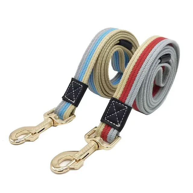 Pet Puppy Small Medium Big Dogs Pet Canvas Towing Leashes Extended and Thickened Traction Rope for Walking Training Lead 4