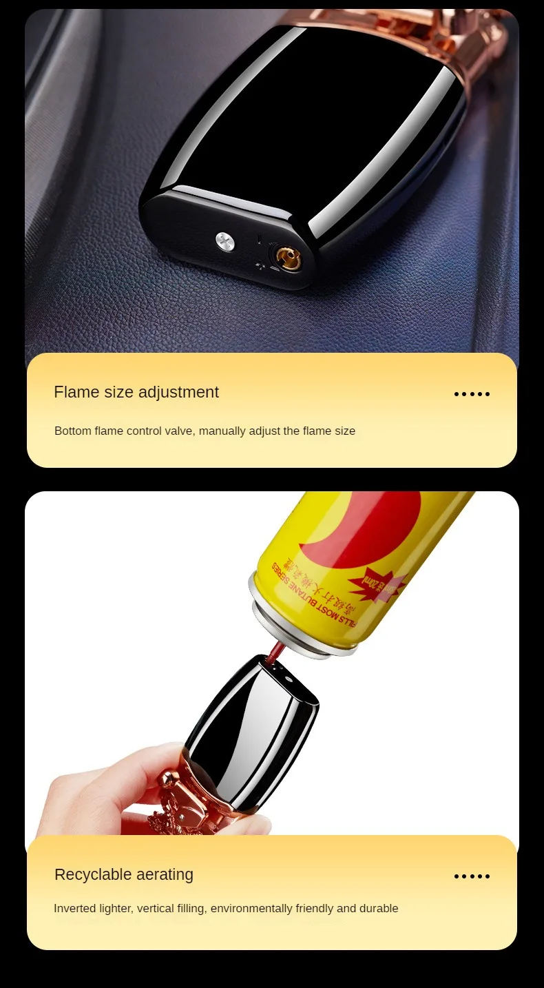 Creative And Powerful Leopard Lighter - Windproof 18 Undefined