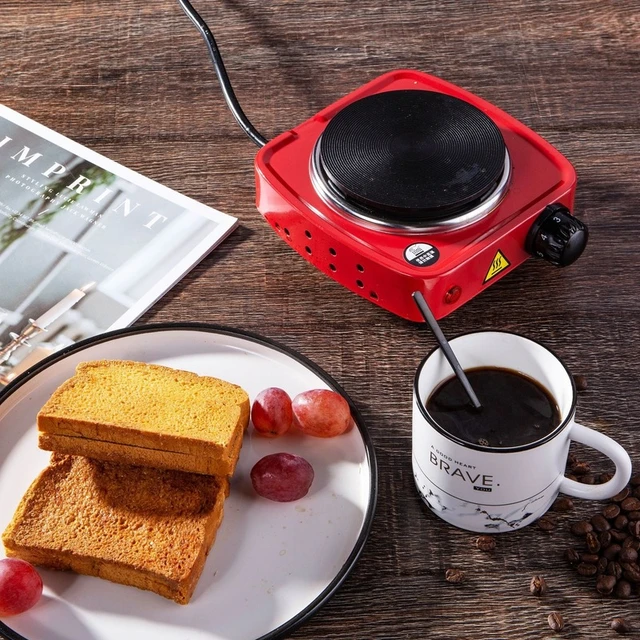 500W Mini Electric Stove Oven Cooker Hot Plate Heater Coffee Tea Milk Heater