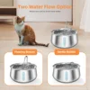 4L Stainless Dog Automatic Water Fountain Pet Water Fountain Multi-filter Cat Fountain Small and Medium Dog Water Feeder 3