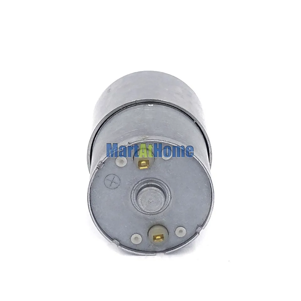velocità della turbina JGB37-3530 Motoriduttore Coppia elevata 12v Motore a corrente continua 7-1600rpm Riduttore motore Scatola motore Electrico 12v Reversibile controllabile a vite senza fine (Size