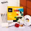 Mont Marte Acrylic Paint Set 12/18/24/36 Colours 12ml Non Toxic No Fading Rich Pigment for Artists Canvas Crafts Wood Painting 2