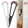 Cat Door Holder Latch Adjustable Dog Door Stopper Elastic Gate Lock Flex Latch Strap Keep Dog Out From Entering Pet Gate Supply
