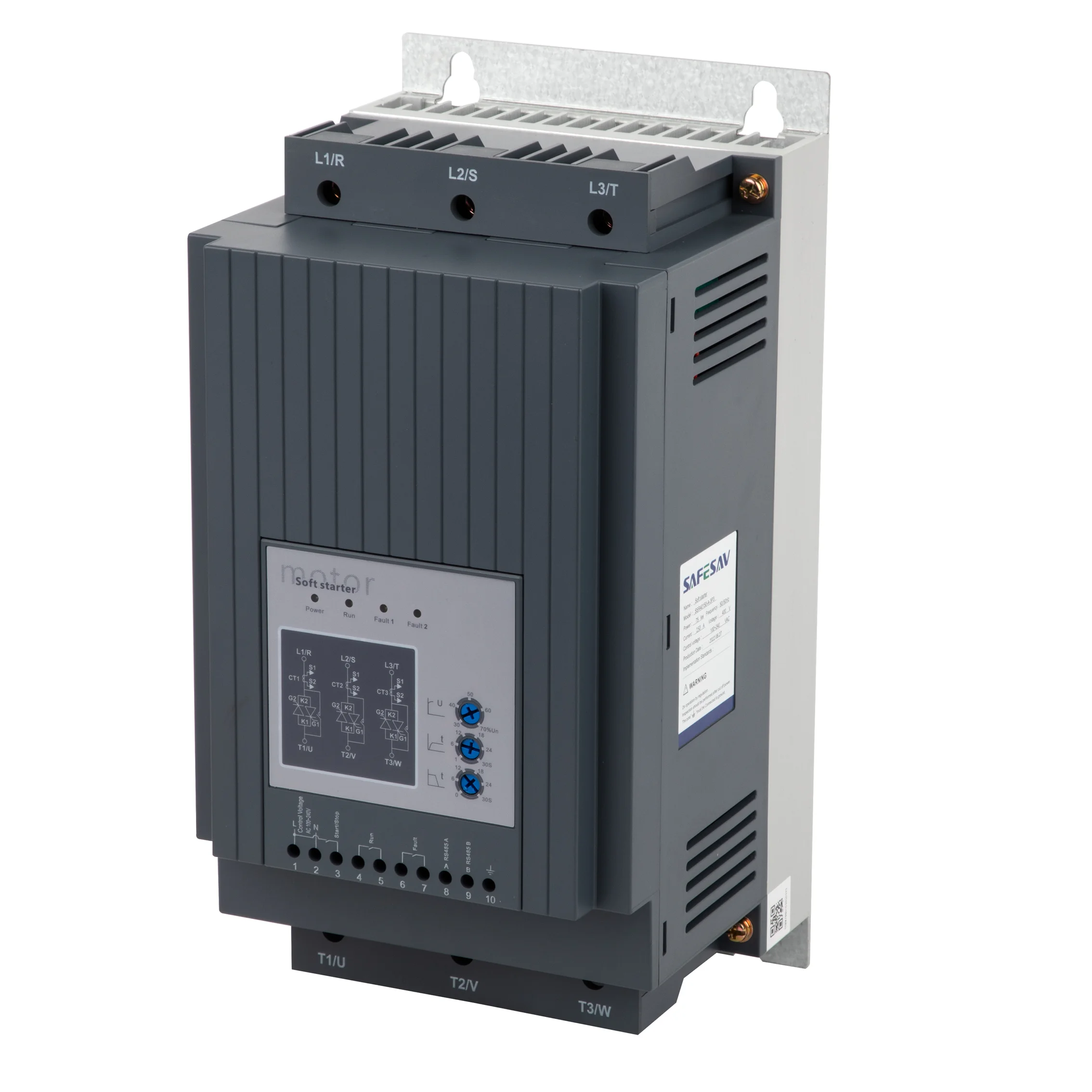 삼상 제어 SSR 시리즈 소프트 스타터 400V 75kW 150A 삼상 입력 및 삼상 출력