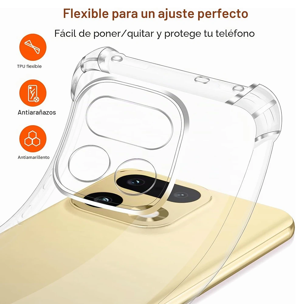 Ultra Thin Transparent Shockproof Silicone Soft Phone Case
