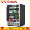 24'' Inch Under Counter/Freestanding Beverage Refrigerator Cooler Fridge Frost-Free Stainless Steel Beverage Cooler 190 Cans 1