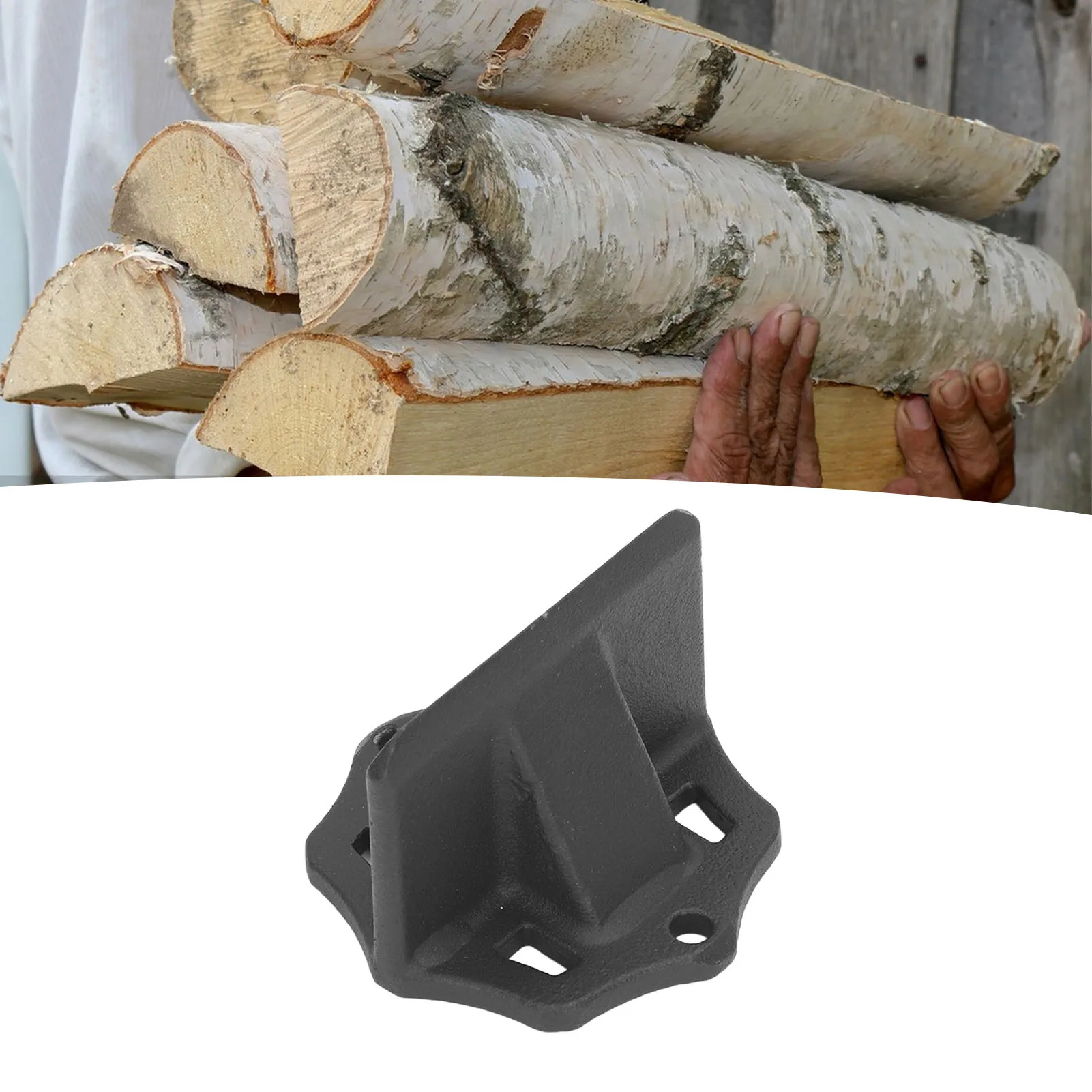 Wood Splitter Wedge Heavy Duty Firewood Kindling Splitter Small Manual Log for Fireplace Stove Wedge Firewood