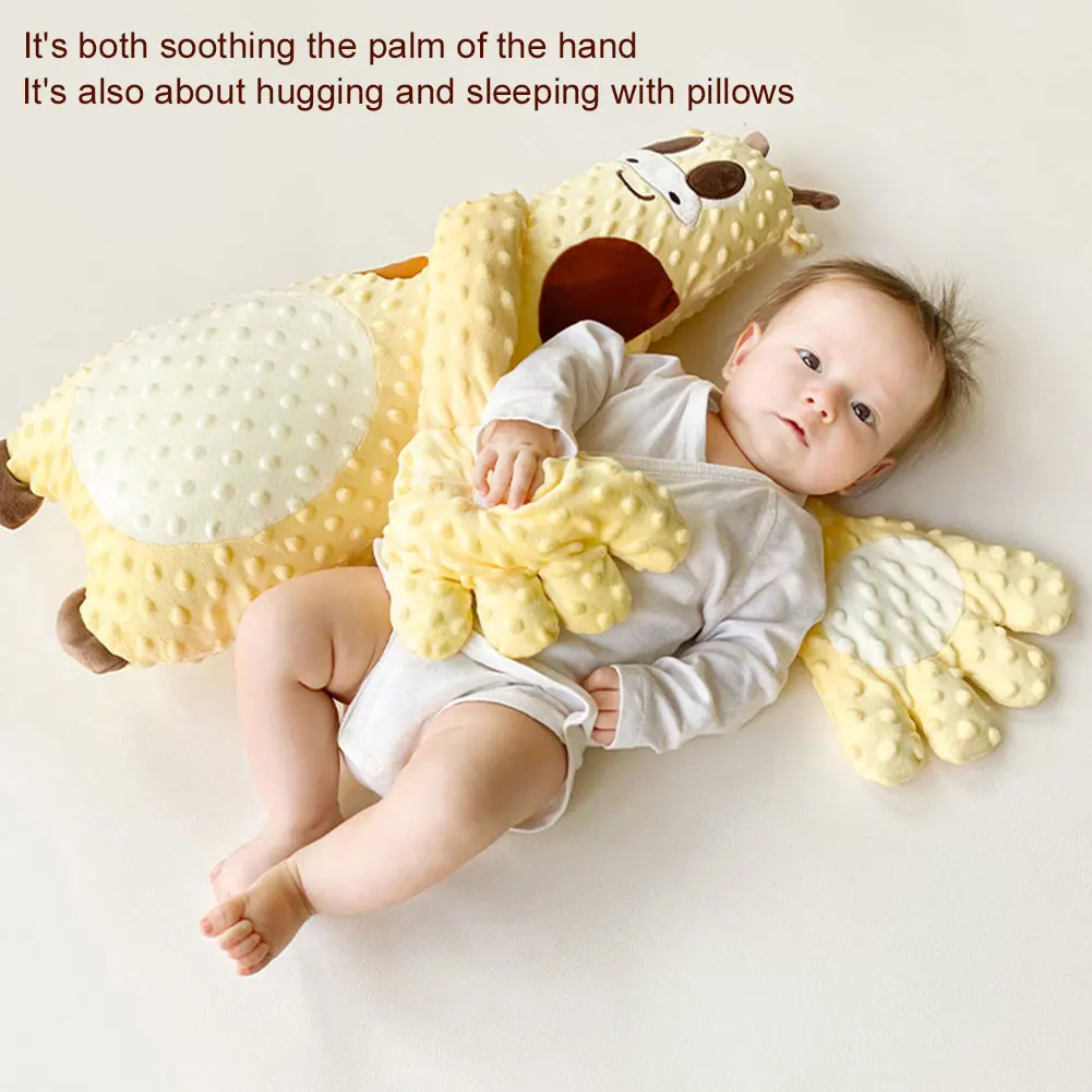 60cm Baby Patter For Sleep Baby Startle Prevention Sleep Aid Companion Automatic Palm Patting Sleeping Pillow Soothing Toys 2