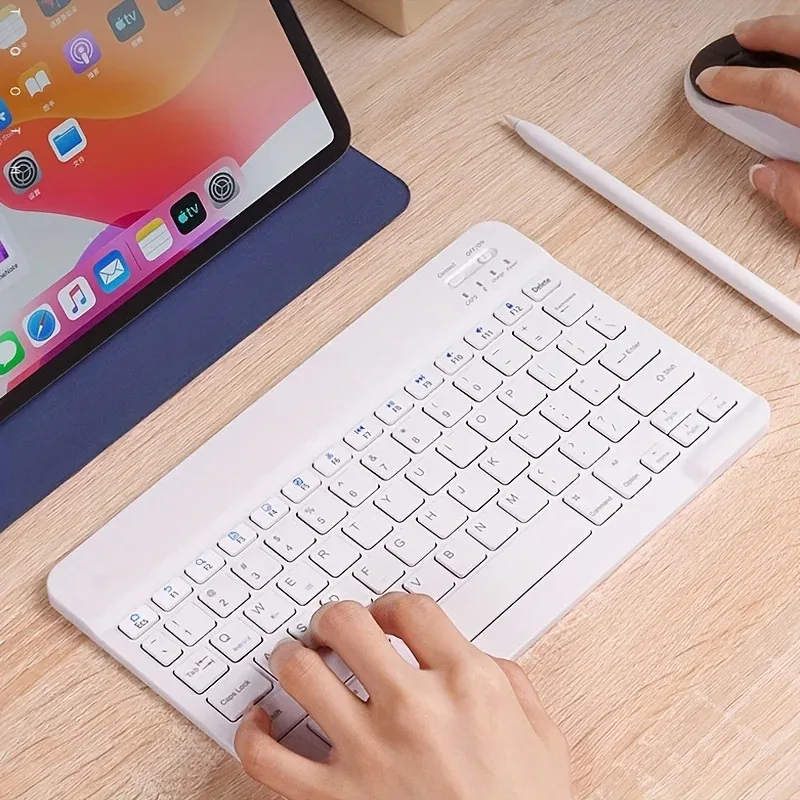 Bluetooth-compatible Keyboard for Android IOS Windows Slim Mini Wireless Keyboard for PC iPad Tablet Phone bluetooth keyboard wireless mechanical keyboard mechanical keyboard