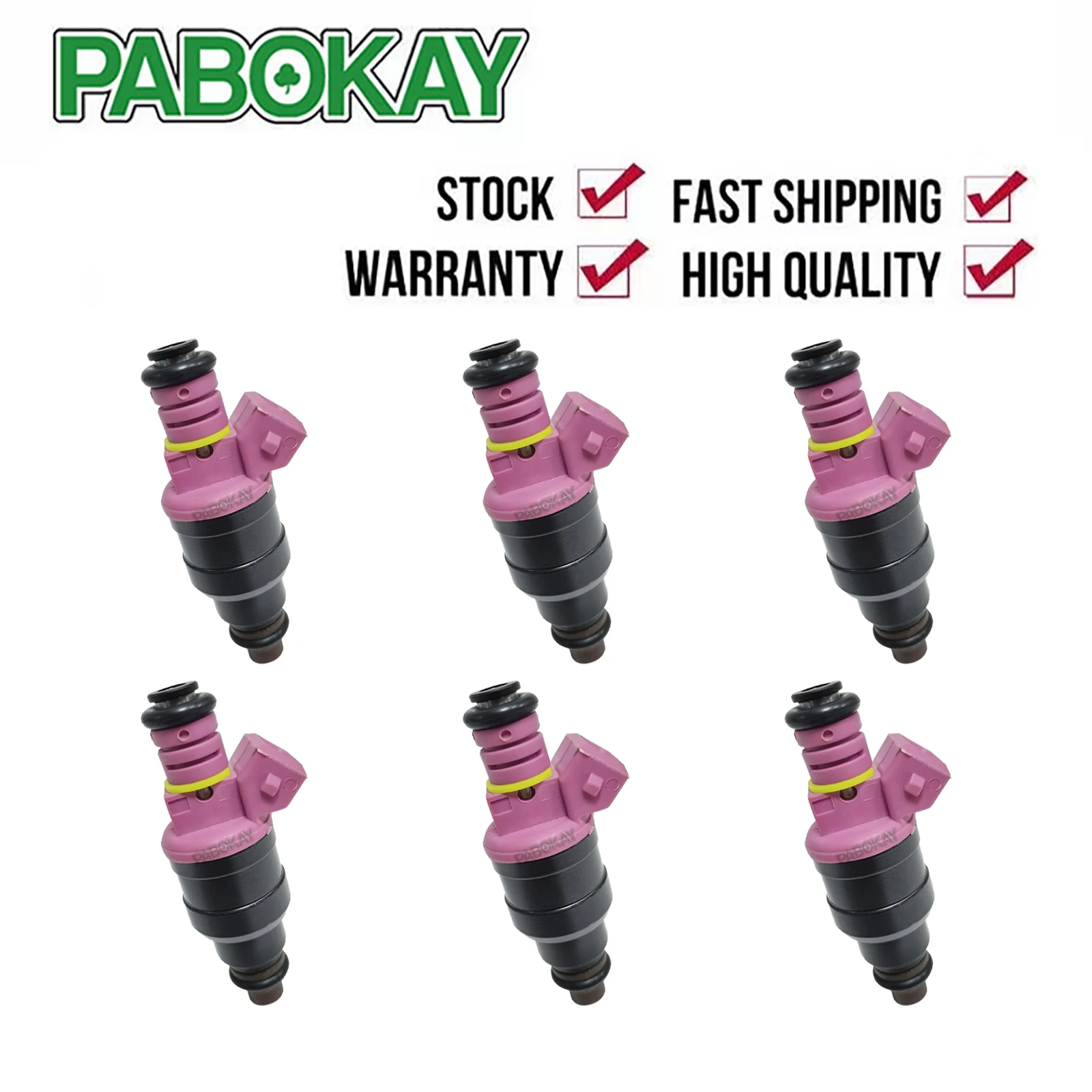 

6 pieces x For Volvo 215CC Fuel Injector 0280150762 150745 96050712 198455 3517572 35175720 0280156045