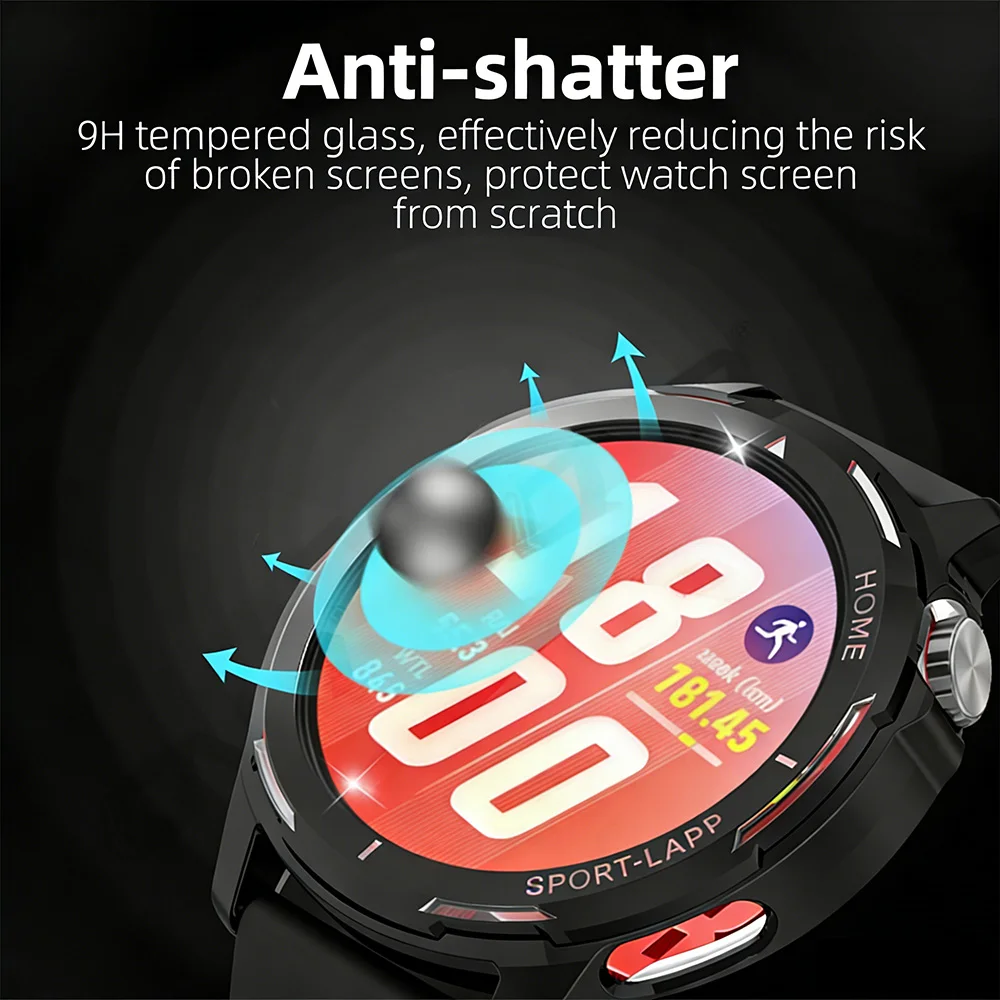 Clear TPU Screen Protection Case - Anti-Scratch, Waterproof, Shock-Resistant Watch Cover