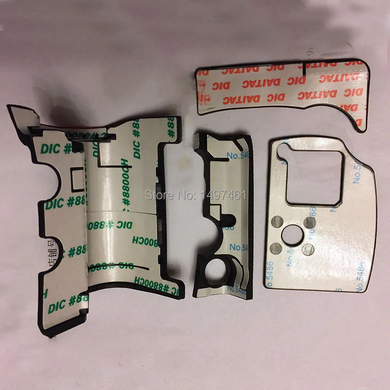 New body rubber (Grip+left side+thumb+bottom) repair parts A Set of 4PCS For Nikon D810 SLR camera repair parts