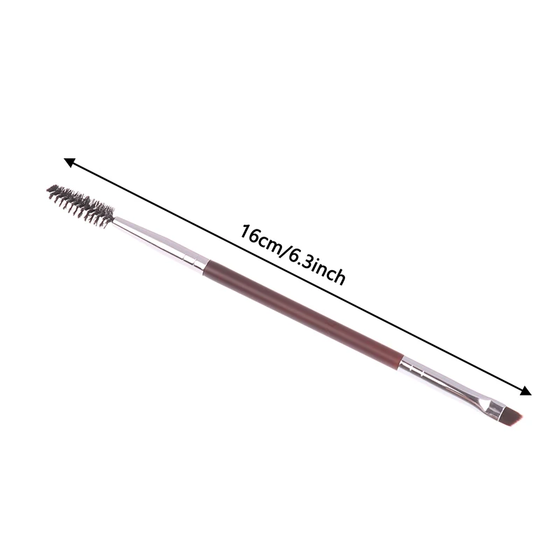 【눈썹 브러쉬 속눈썹 빗 메이크업 브러쉬 듀얼 엔드 앵글 브러쉬 스풀리 브러쉬 2 in 1 속눈썹 눈썹 브러쉬 세트 메이크업 도구】