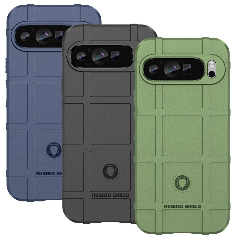 Google Pixel 9 Pro XL 8 7 8A Rubbe Kılıf Anti-Şok Sağlam Hibrit TPU Darbeye Dayanıklı Kapak için Otter Armor Kılıf Kutusu_voghion.com