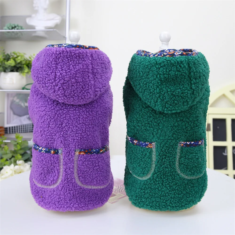 Winter Warm Pet Clothes For Small Dogs Fleece Pet Dog Coat Jacket