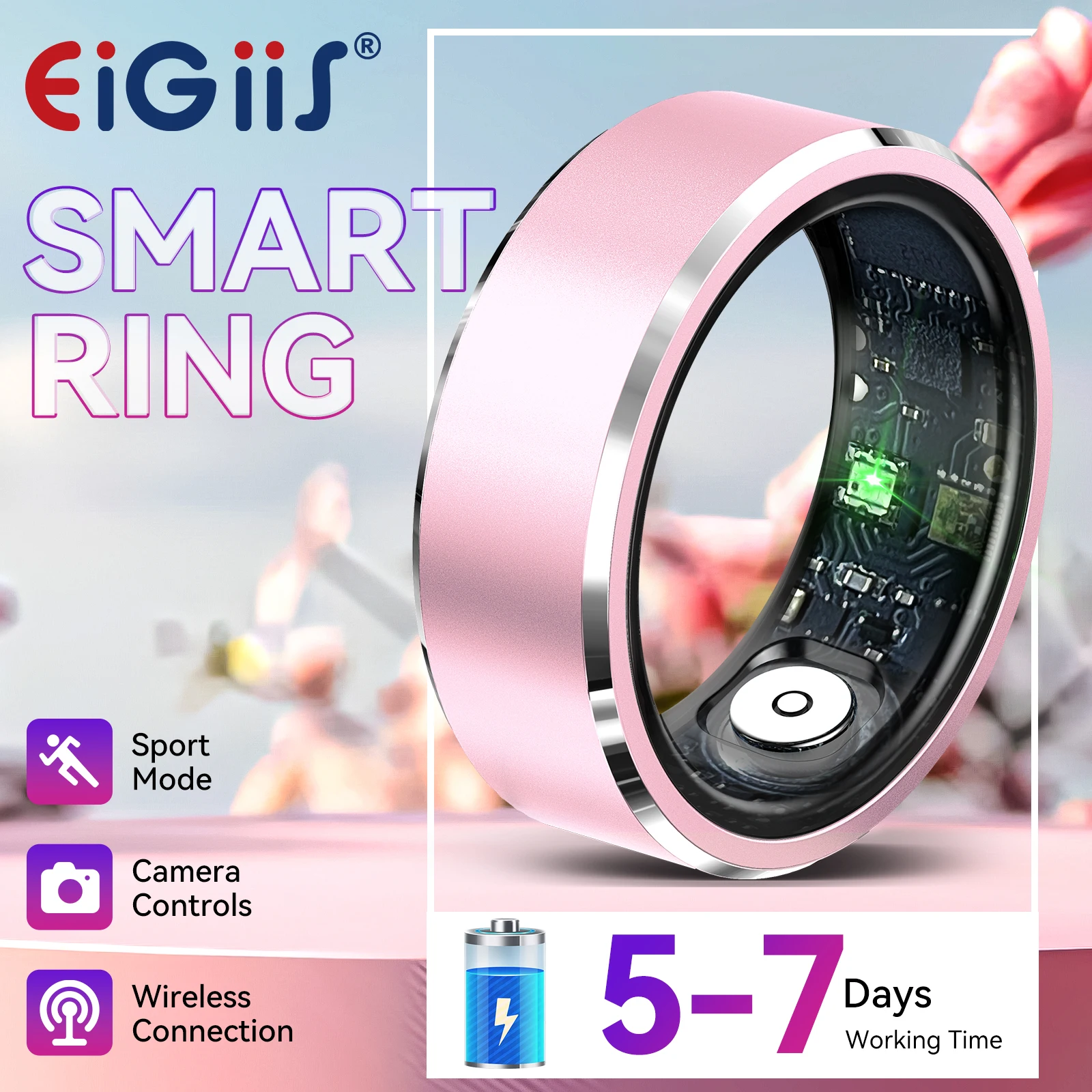 Tracker Wearable Health Ring R02 Smart Ring Health Tracker