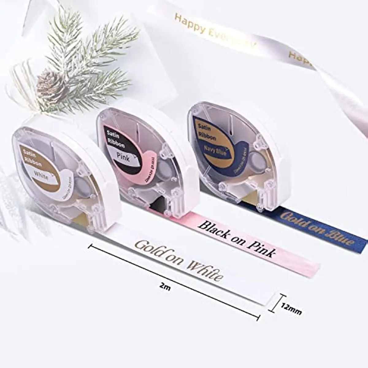 PhomemoP12P12PROLabelMakerSatinRibbonLabelTapeforWedding