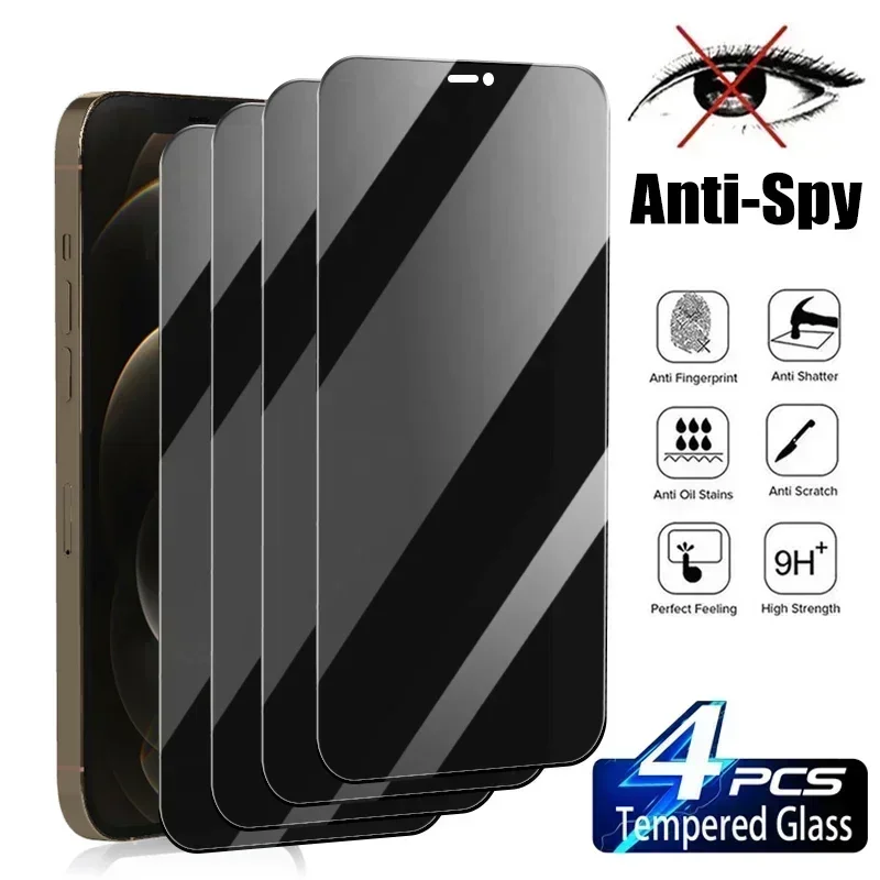 

2/4 шт., Защитное стекло для iPhone 11/12/13 Pro Max