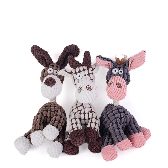Plush Donkey Pet Toy 2