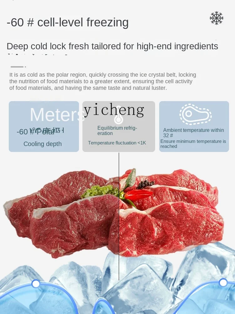 Tqh Ultra-Low Temperature Cabinet Freezer Low Temperature Cabinet minus 60 Degrees Refrigerator Frozen Tuna Seafood