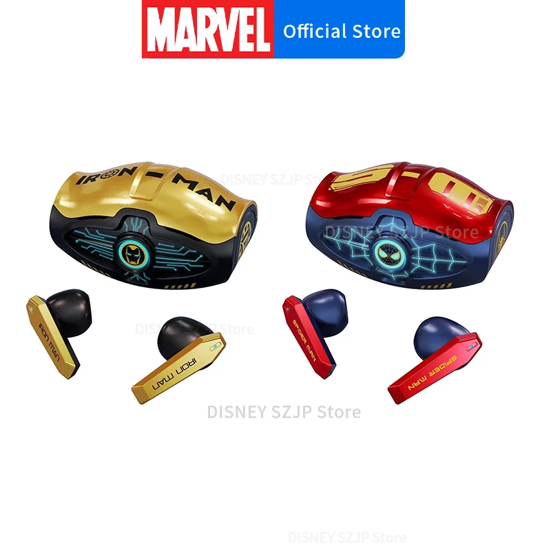 

New Disney Marvel MV02 Gaming Music Bluetooth 5.3 Headset HIFI Stereo Sound Earphones RGB Lighting Headphone Ultra Low Latency