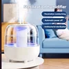 XImi New 5L large capacity humidifier usb double fog spray low noise home bedroom office night light essential oil diffuser 2