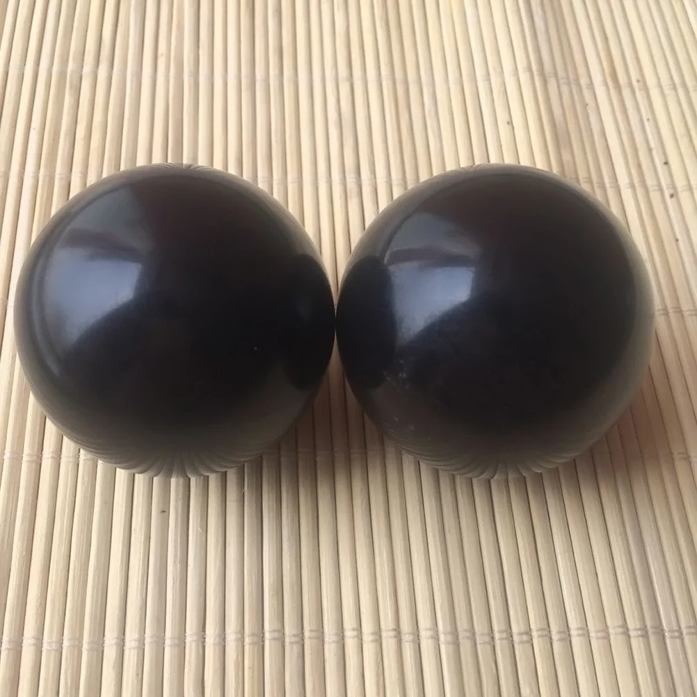 

Natural Jade Baoding Balls Hand Wrist Solid Fitness Handball Health Exercise Stress Relaxation Therapy Chrome Hand Massage