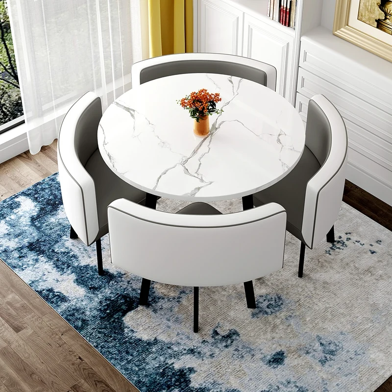 

Legs Metal Round Dining Table Set Onement Nordic Apartment Office Coffee Tables Computer Living Room Mesas De Jantar Furniture
