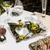 Luxury Stainless Steel Decorative Tray Trinket Dishes Jewelry Dish Unique Plate for Home Decoration Table Bedroom 1