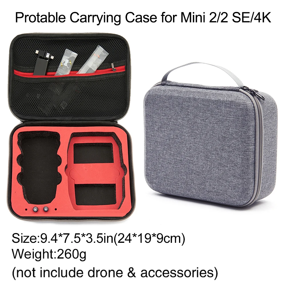 Potable Bag For DJI mini 4K Case Mini 2SE Suitcase EVA Carrying Box RC Cover For DJI Mini 4k min 2 Accessories