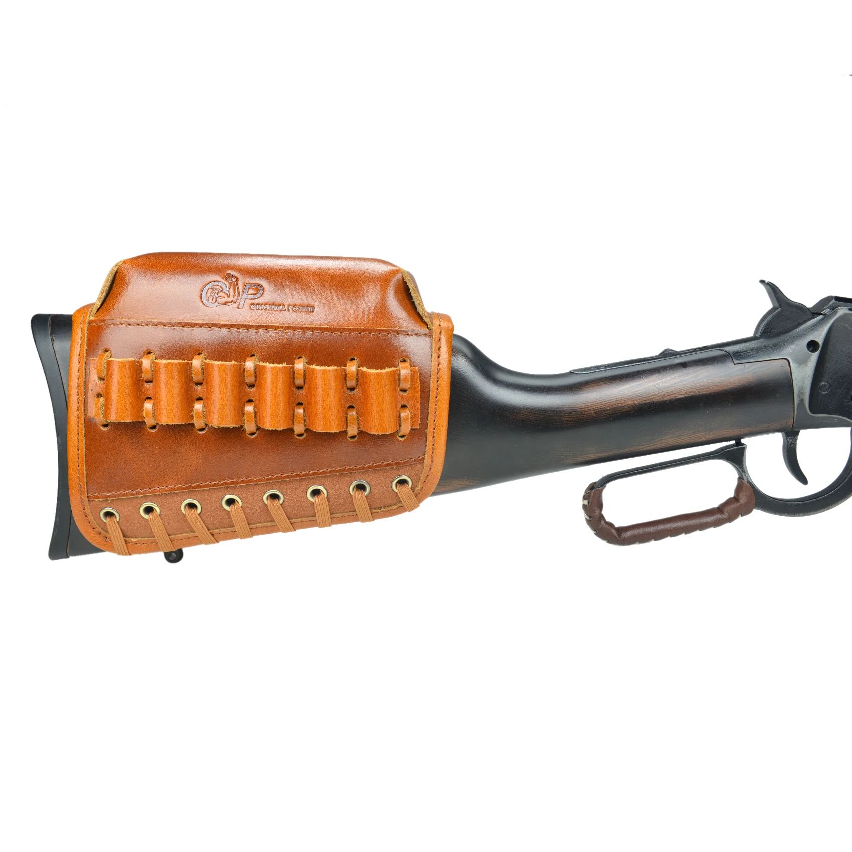 Leather Gun Buttstock Cheek Rest Riser Rifle Cartridges .308win .30 06